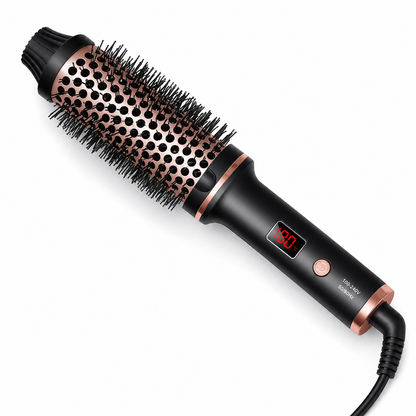 Brosse Chauffante Curling 3-en-1 | Double Tension 210°C