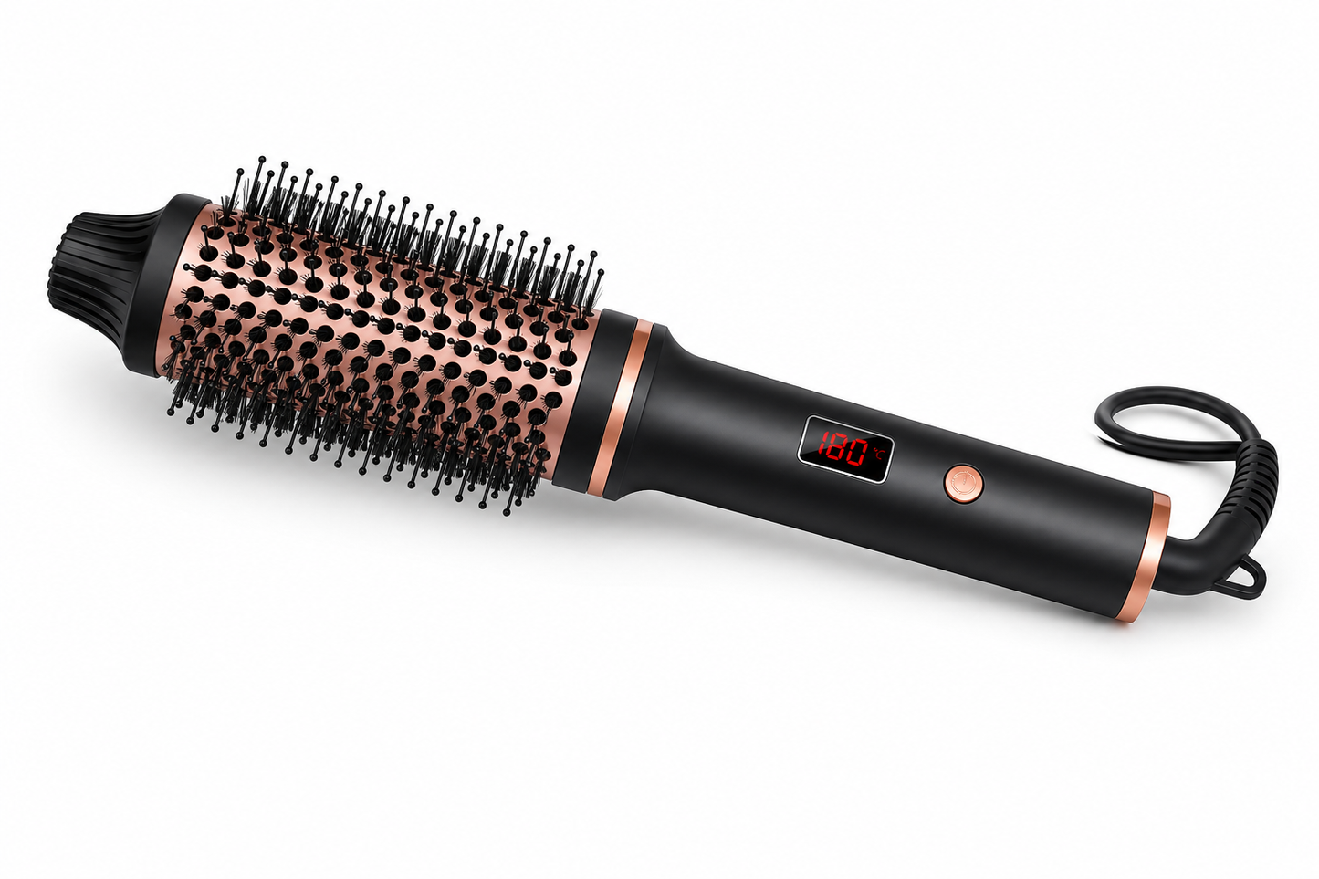 Brosse Chauffante Curling 3-en-1 | Double Tension 210°C